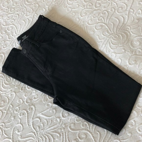 OLD NAVY Black ROCKSTAR SUPER SKINNY HIGH RISE SECRET SLIM POCKETS Size 0 NEW - Picture 5 of 5